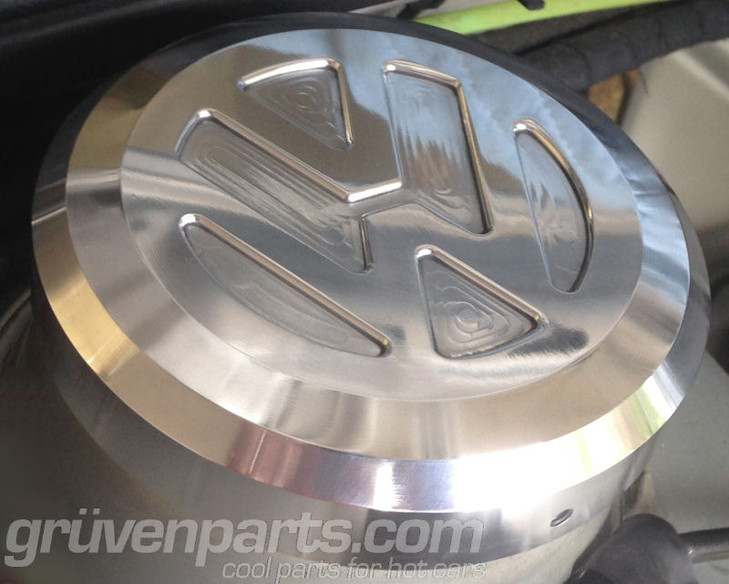 VW Logo Strut Cap - Polished Lightly by Hand