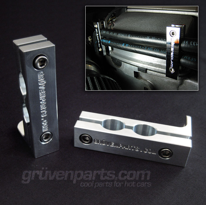 Billet VR6 Fuel Line Support Brackets