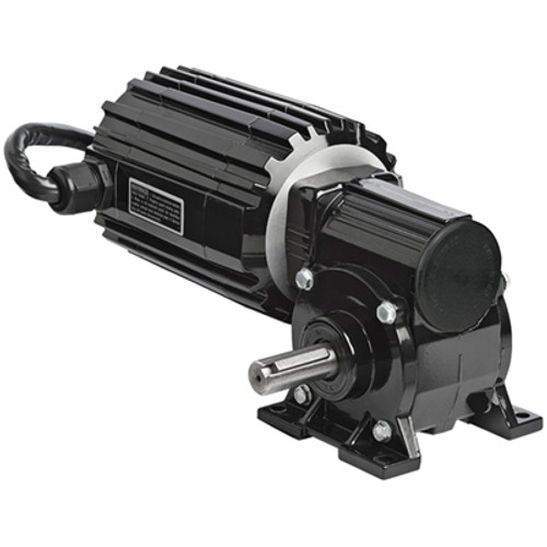 3390, 34R3BEBL-5N, 1/5 HP, 500 RPM, 18.6 Lb-in 5:1, 130 Vdc, Right Angle, No Accessories Shaft, Brushless DC Gearmotor