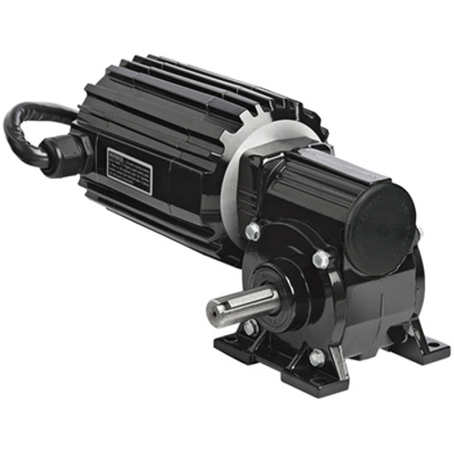 3397, 34R6BEBL-5N, 3/8 HP, 83 RPM, 104 Lb-in 30:1, 130 Vdc, Right Angle, No Accessories Shaft, Brushless DC Gearmotor