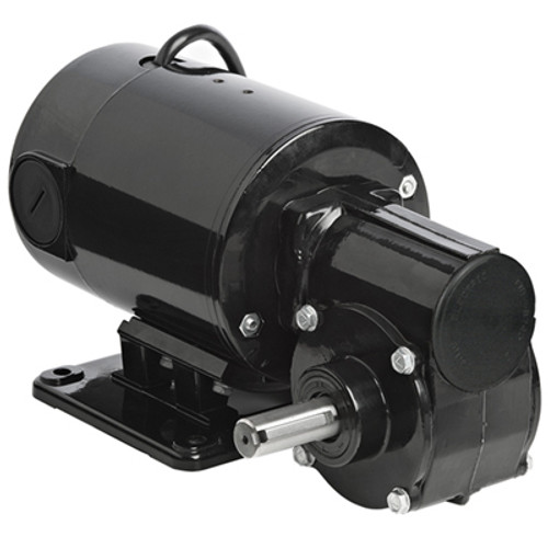 4120, 1/6 Hp, 33 Rpm, 60:1, 80 Lb-in., 42A4BEPM-5L, 130 Vdc., Permanent Magnet, Right Angle DC Gearmotor