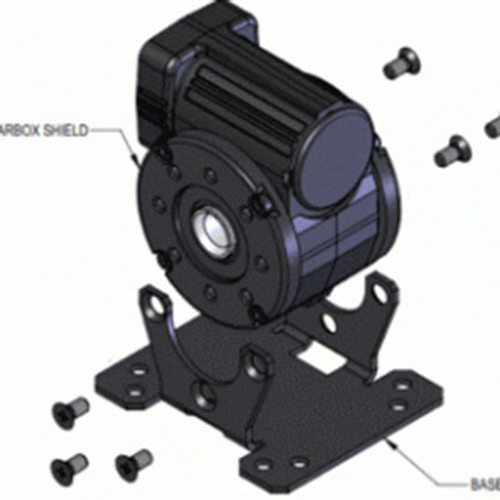 0958, Base Mount Kit for 5L/H Hollow Shaft Gearmotors