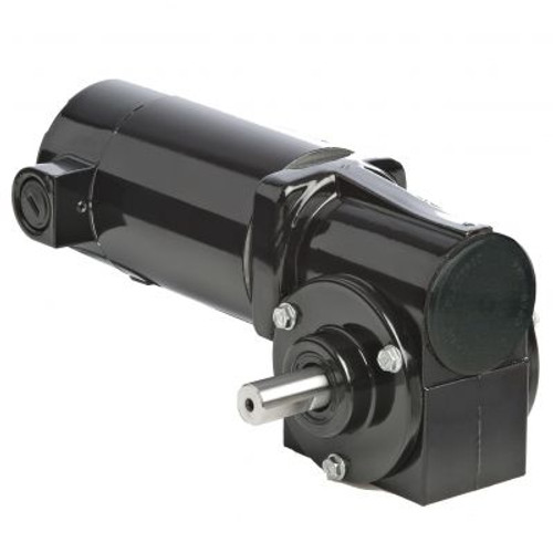 4899 1/17 Hp, 42 Rpm, 60:1, 22 Lb-in., 24A4BEPM-3F, 24 Vdc., With accessory shaft, Permanent Magnet, Right Angle DC Gearmotor