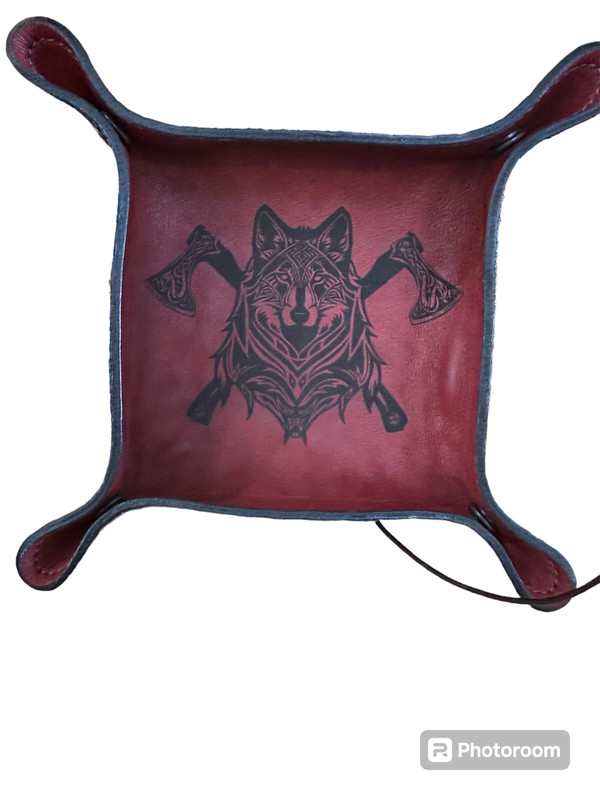 Leather  Dump Tray