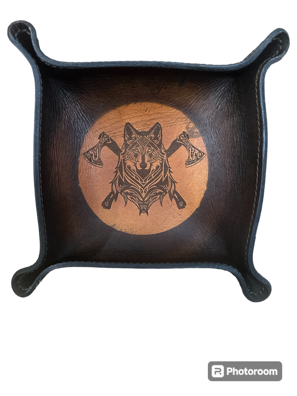 Leather Dump Tray