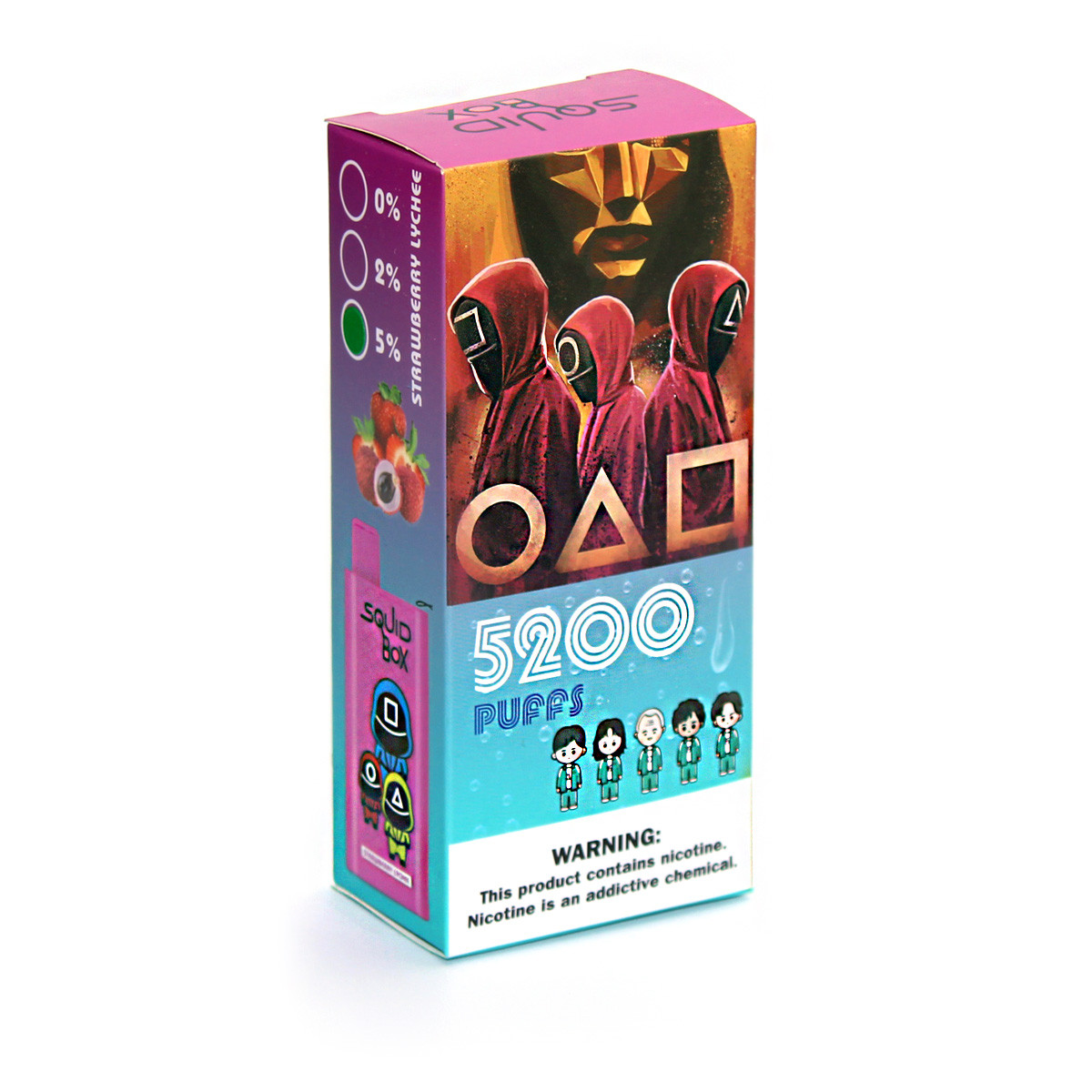 R and M Squid Box Disposable Vape R&M Squid Box RandM