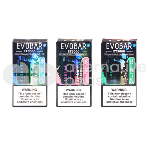 EVOBar ET5000 ZERO Nicotine 0% Disposable Vape