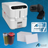 AnythingID™  Matica MC1000 Single-Sided ID Card Printer with AID-100 Software, Webcam, YMCKO Ribbon, and 100 Cards