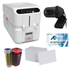 AnythingID™  Matica MC1000 Single-Sided ID Card Printer with AID-100 Software, Webcam, YMCKO Ribbon, and 100 Cards