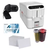 AnythingID™  Matica MC1000 Single-Sided ID Card Printer with AID-300 Software, Webcam, YMCKO Ribbon, and 100 Cards