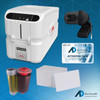 AnythingID™  Matica MC1000 Dual-Sided ID Card Printer with AID-100 Software, Webcam, YMCKO Ribbon, and 100 Cards