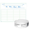 LaserBand PLS-202-LB Standard Register Adult Wristband with 20 Labels (1000 Sheets)