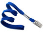 Pack of 100 - 3/8" Flat Braid Lanyard with Bulldog Clip