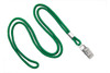 Pack of 100 - 1/8" Round Braid Lanyard with Bulldog Clip