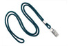 Pack of 100 - 1/8" Round Braid Lanyard with Bulldog Clip