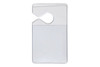 Pack of 100 - Clear Vinyl Vertical Hangtag Holder 2.63" x 3"