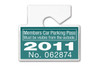 Pack of 100 - Clear Vinyl Horizontal Hangtag Holder 3.75" x 2"