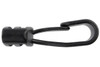 Pack of 5000 - 3/4" Wide Black Plastic Lanyard Hook