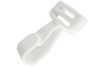Pack of 5000 - 3/4" Wide White Plastic Lanyard Hook