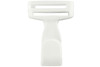 Pack of 5000 - 3/4" Wide White Plastic Lanyard Hook