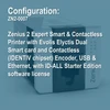 Evolis ZN2-0007 Zenius 2  Expert Smart & Contactless Printer with Dual Smart card and Contactless Encoder Simplex ID Card Printer