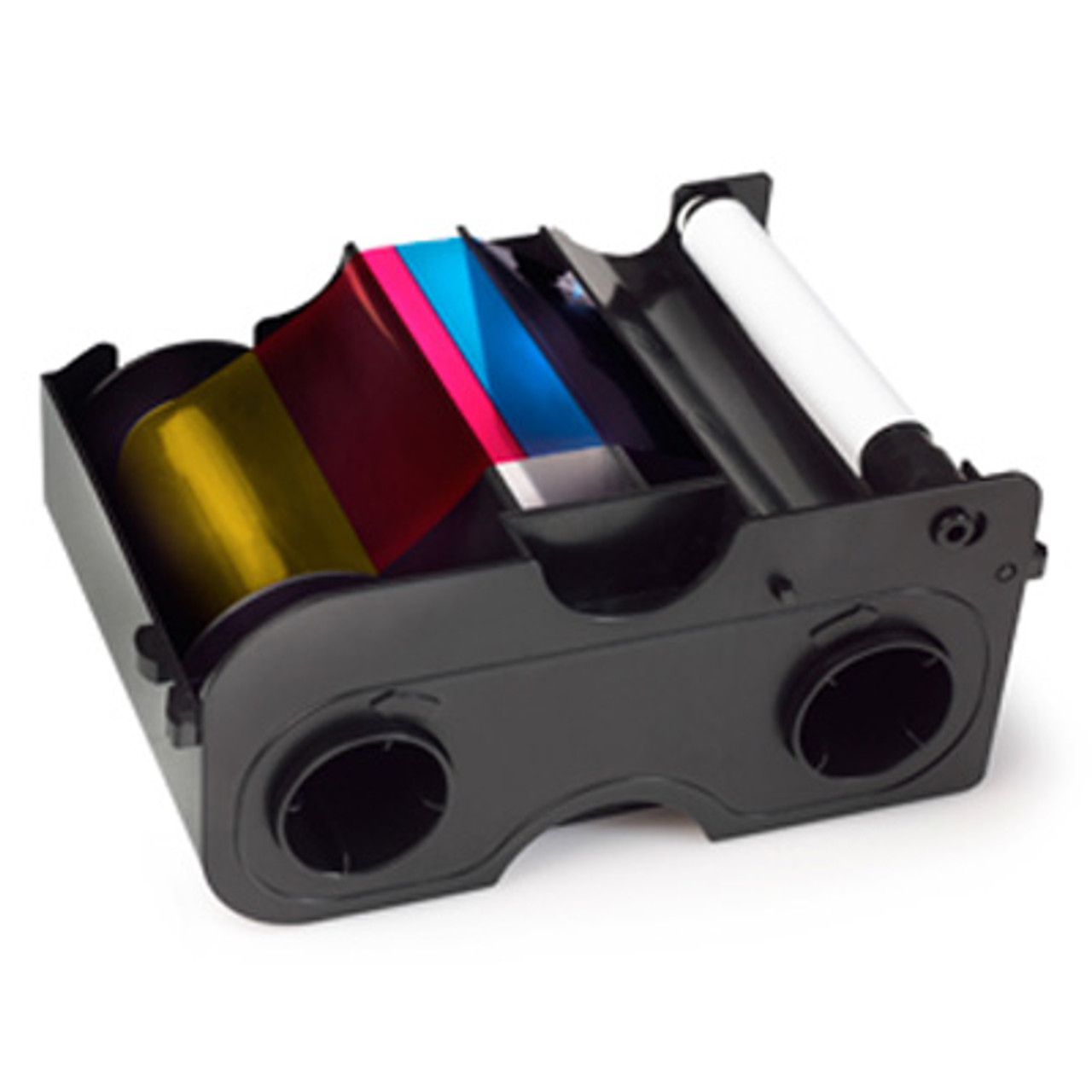 Fargo 45014 YMCKO Half Panel Cartridge w/ Cleaning Roller