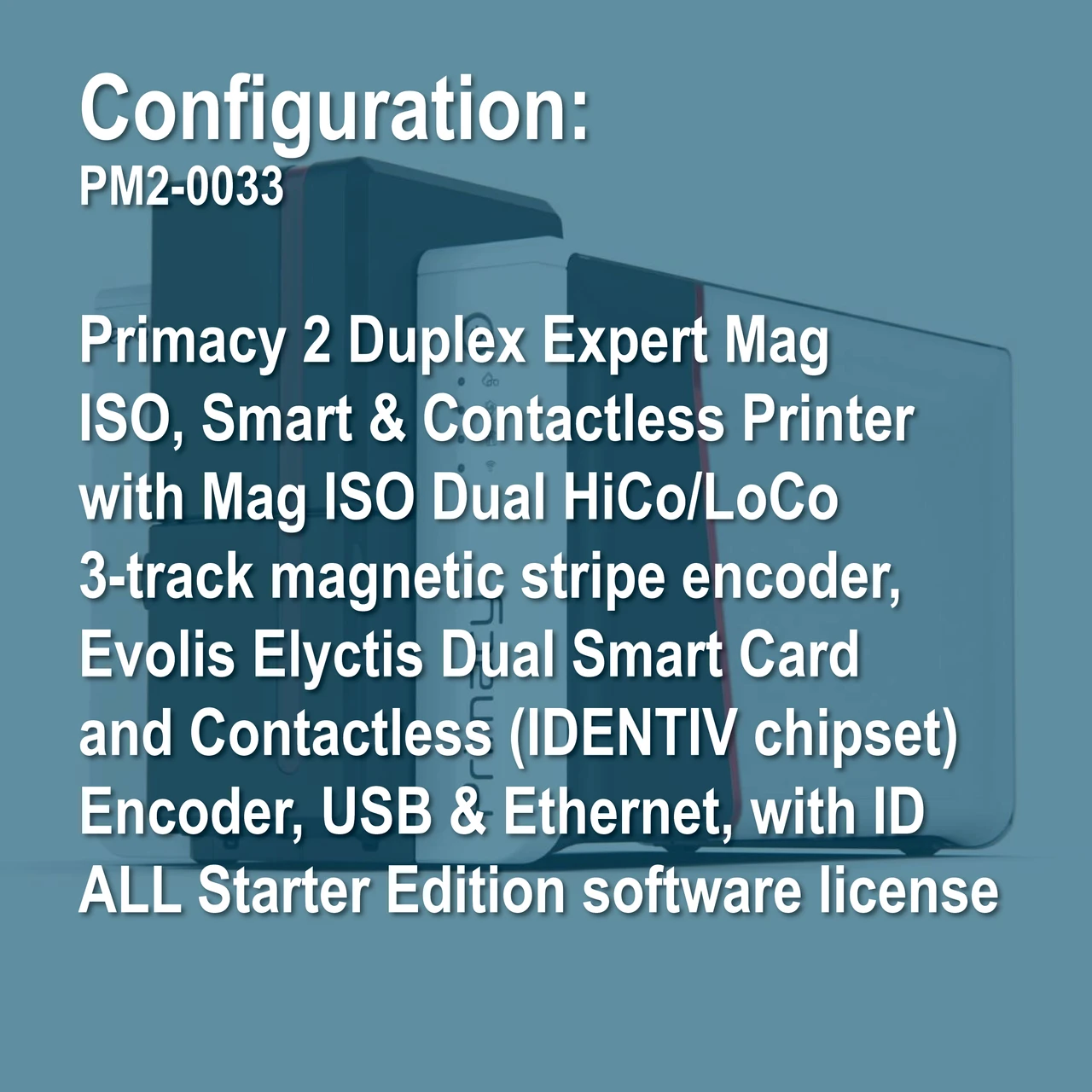 Evolis PM2-0033 Primacy 2 Duplex ID Card Printer