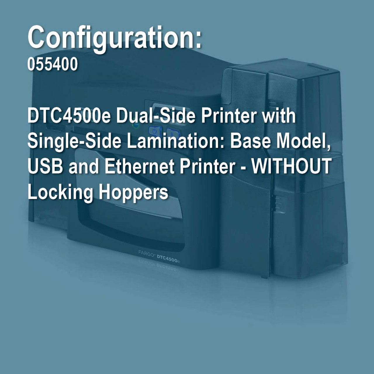 Fargo 055400 DTC4500e Duplex ID Card Printer
