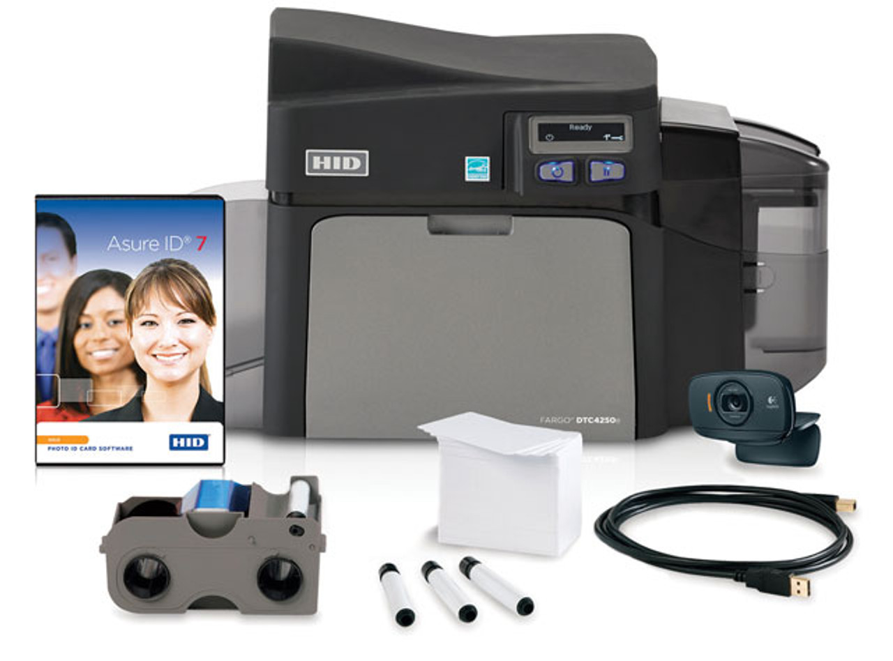 Fargo 052600 DTC4250e Simplex ID Card Printer System
