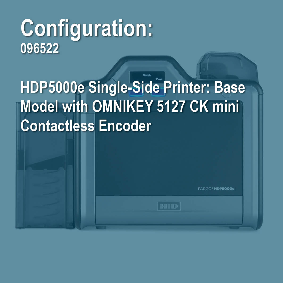 Simplex Examples Printer Fargo (by HID Global) 096522 HDP5000e Simplex Retransfer ID Card ...