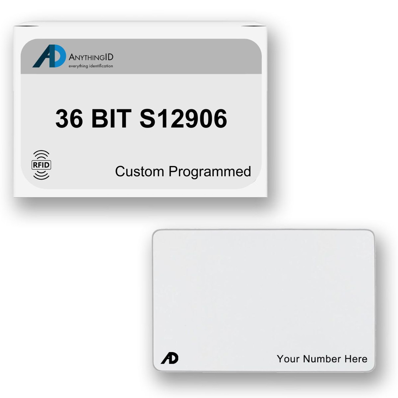 AnythingID PVC Prox Cards | 36 BIT S12906