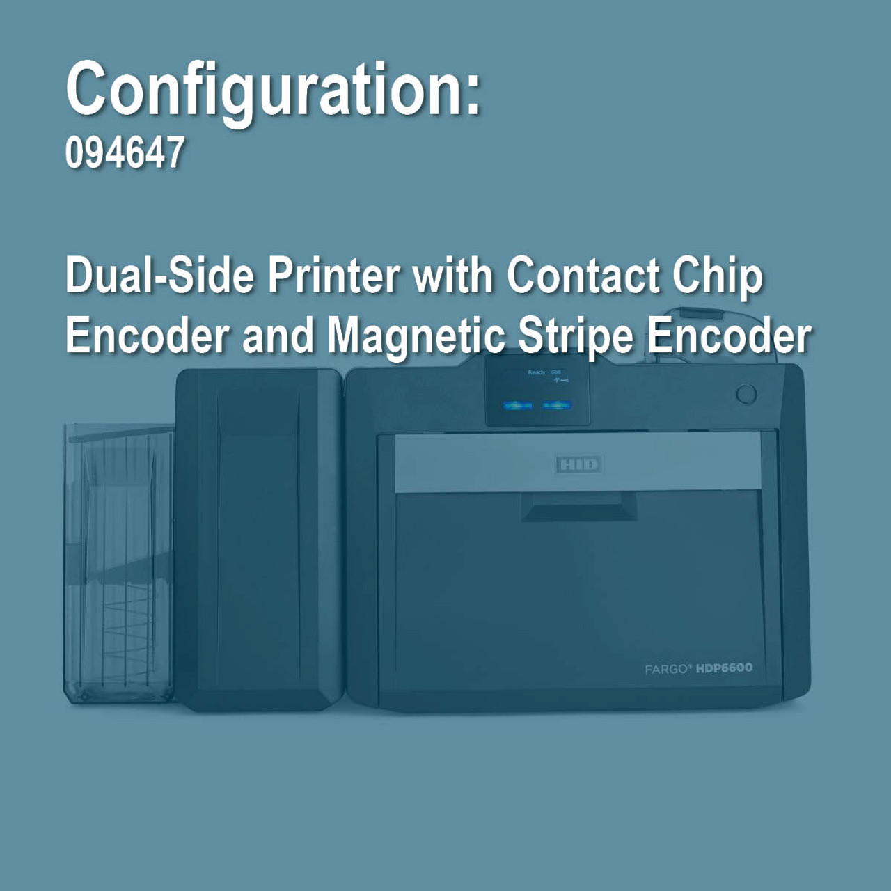 Fargo 94647 HDP6600 Duplex Retransfer ID Card Printer
