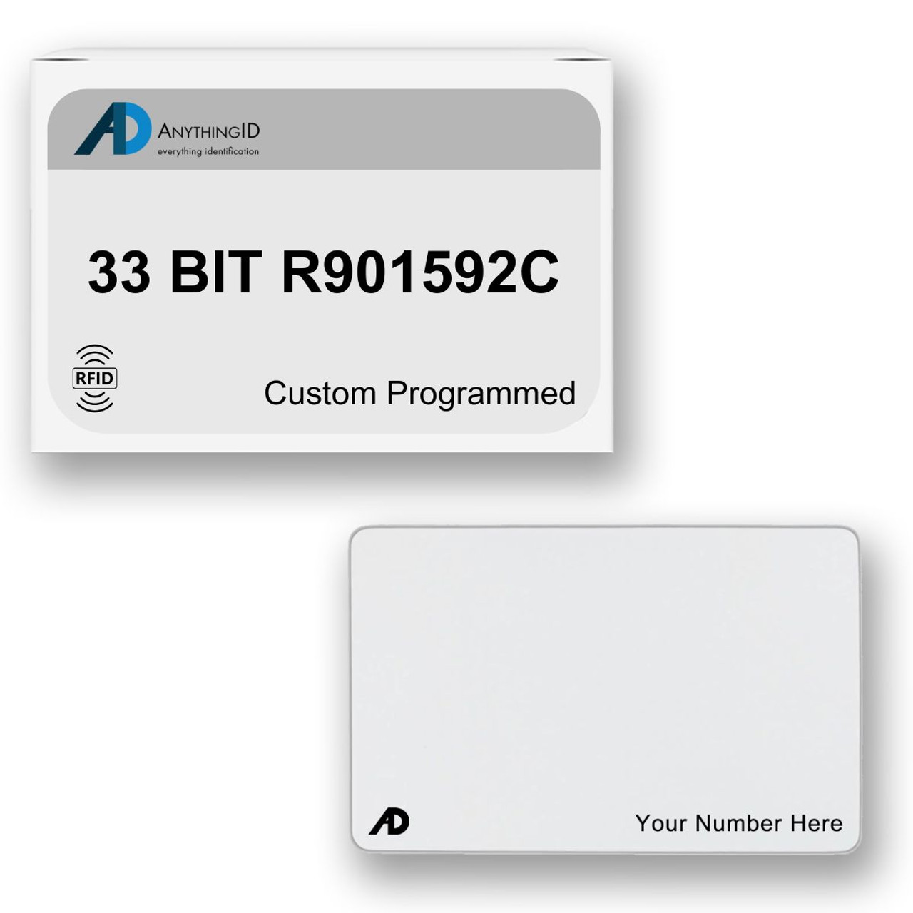 AnythingID PVC Prox Cards | 33 BIT R901592C