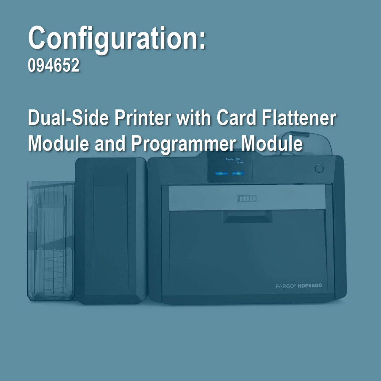 Fargo 94652 HDP6600 Duplex Retransfer ID Card Printer