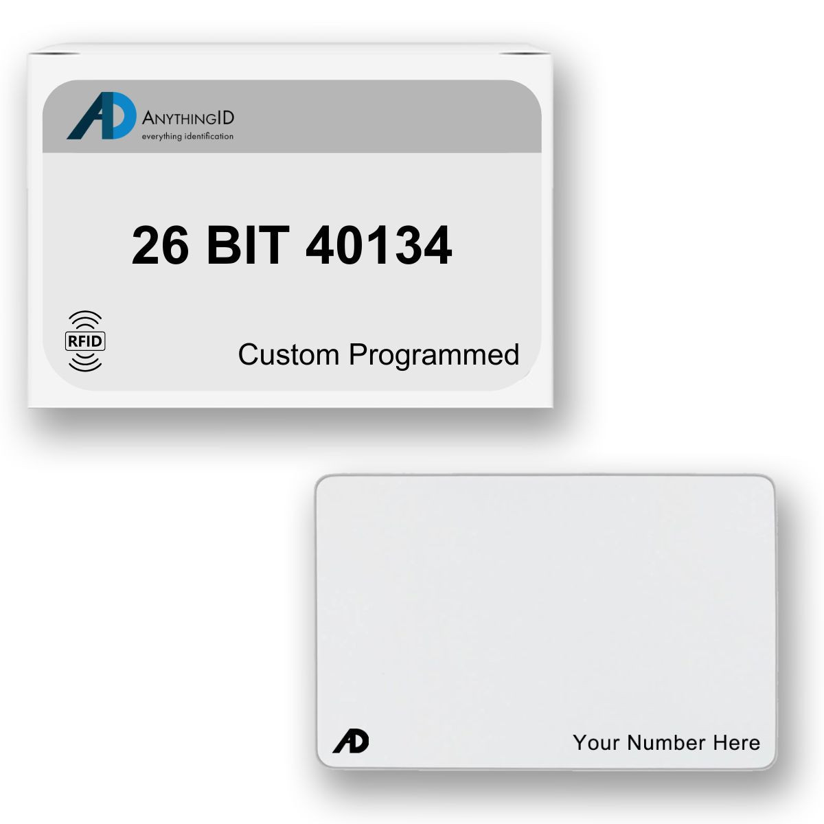 AnythingID PVC Prox Cards | 26 BIT 40134 (Pack of 25)