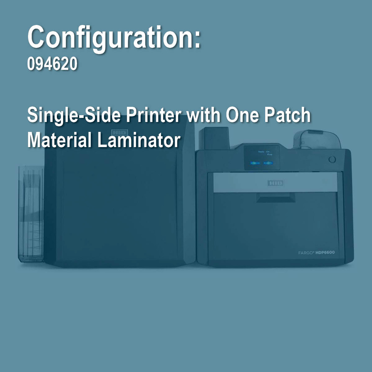 Fargo 094620 HDP6600 Simplex Retransfer ID Card Printer