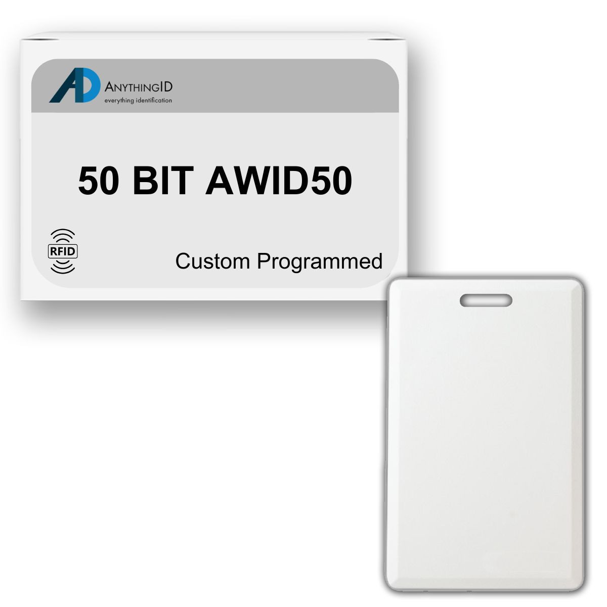 AnythingID Clamshell Cards | 50 BIT AWID50 (Pack of 10)