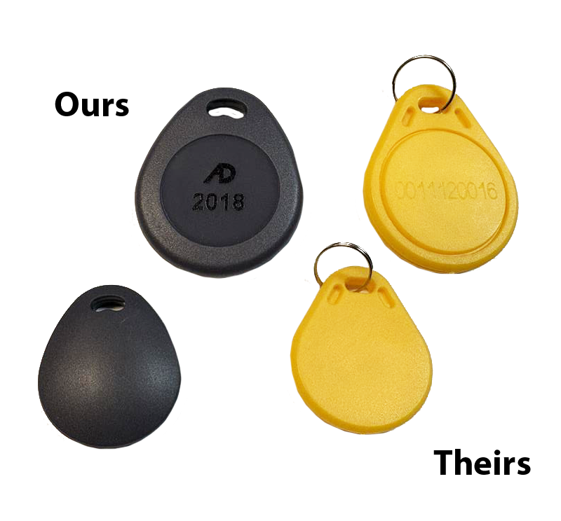 AnythingID Prox Key Fobs | 34 BIT C10001 (Pack of 25)