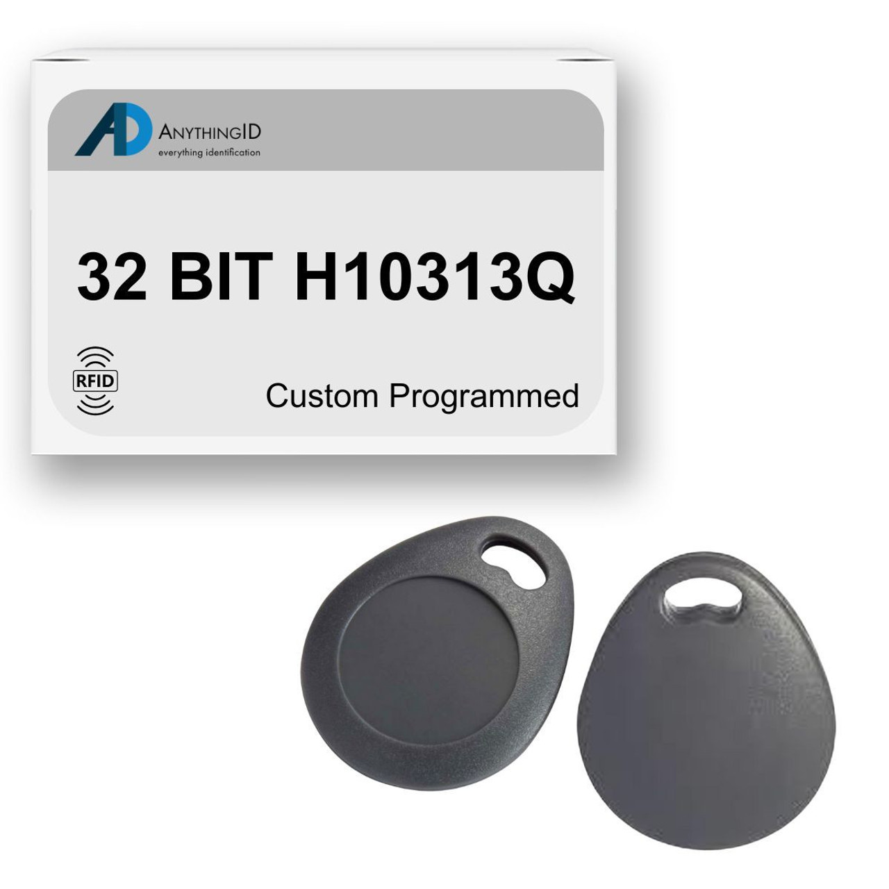 AnythingID Prox Key Fobs | 32 BIT H10313Q (Pack of 25)