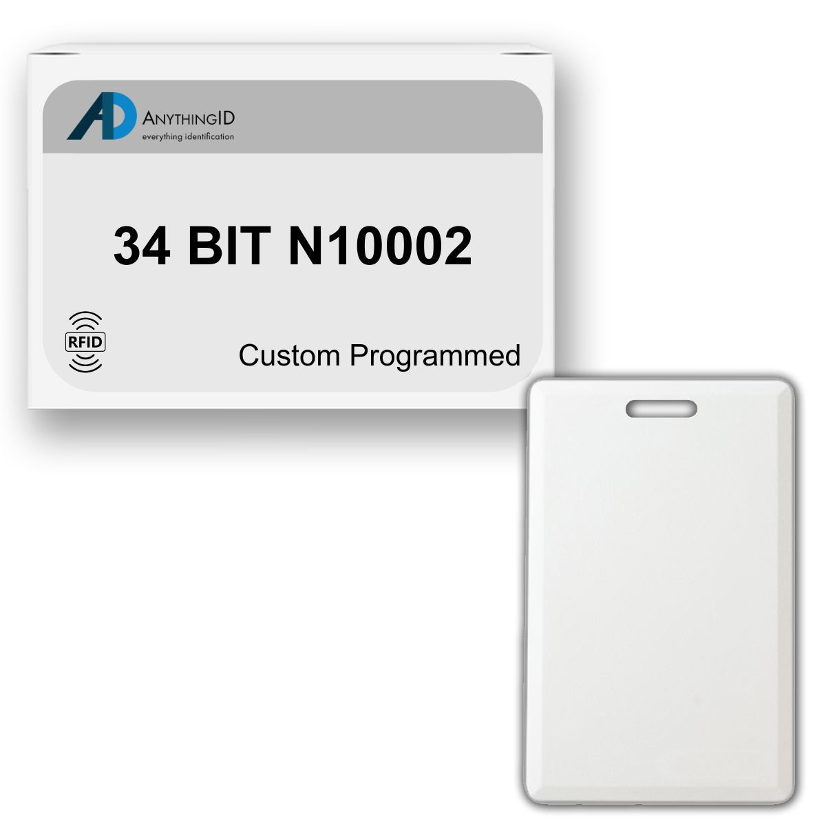 AnythingID Clamshell Cards | 34 BIT N10002 (Pack of 25)