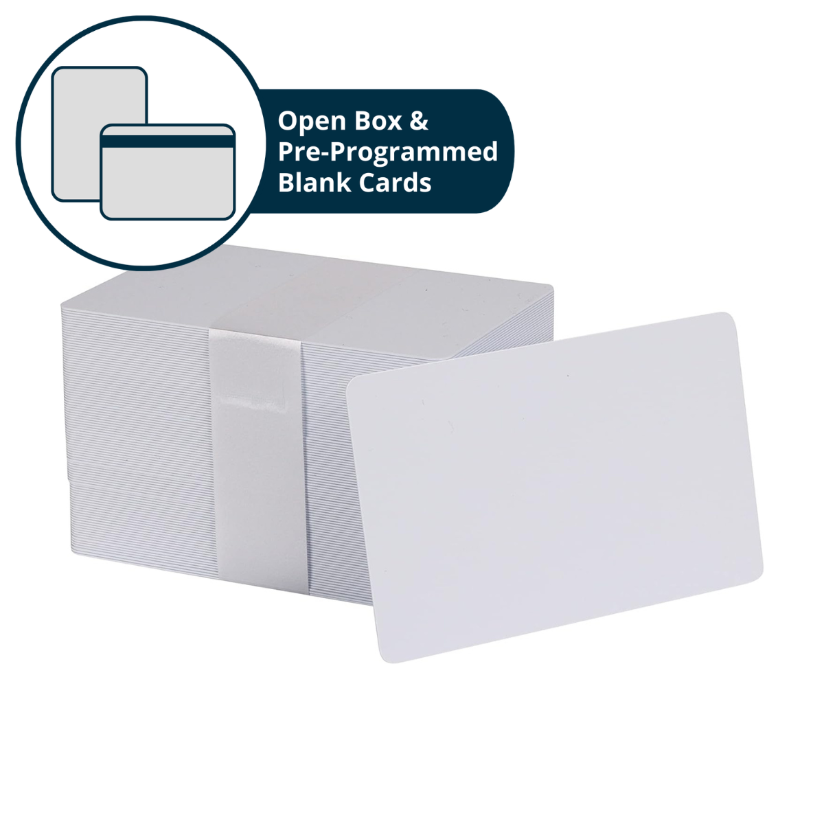 Pre-Programmed ICAG-4011-R Format 26D ISO Thin PVC Proximity Cards 26 Bit (100 Pack)