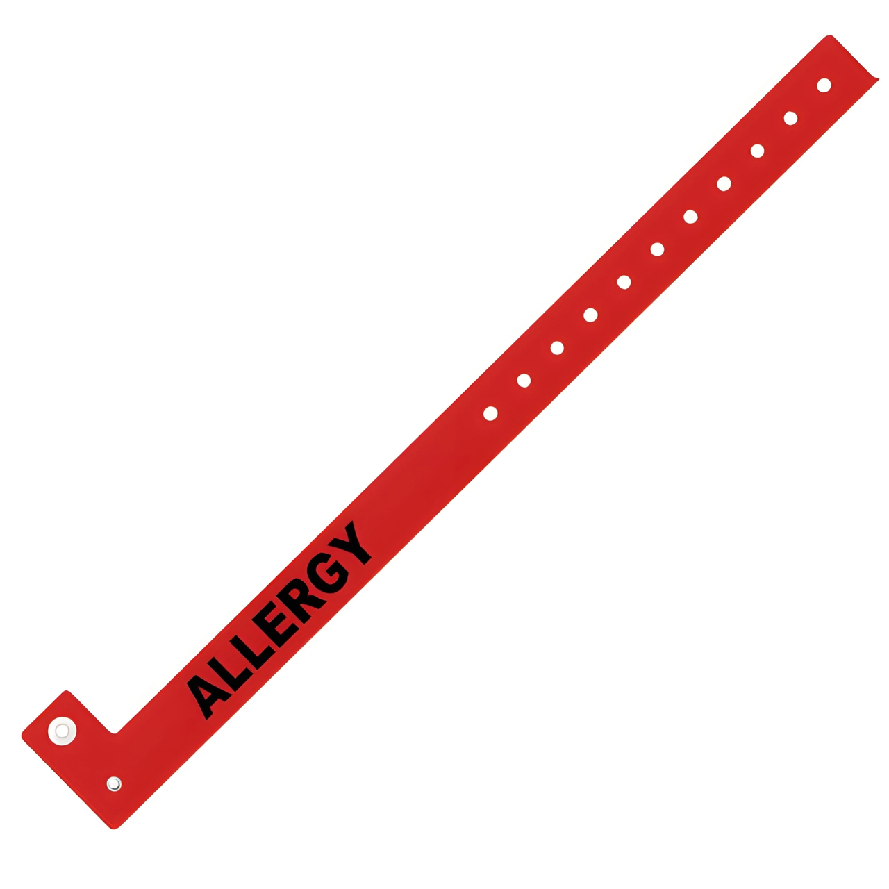 Laserband Alert PS-ALLERGY-RED Plastic Snap Band Red Allergy (500 Sheets)