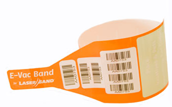 LaserBand StatBand SB-E-VAC Emergency Evacuation Wristbands (500 Sheets)
