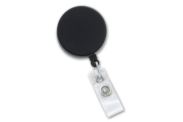 Pack of 50 - 1.5" Heavy Duty Badge Reel with Nylon Cord and Durable Strap