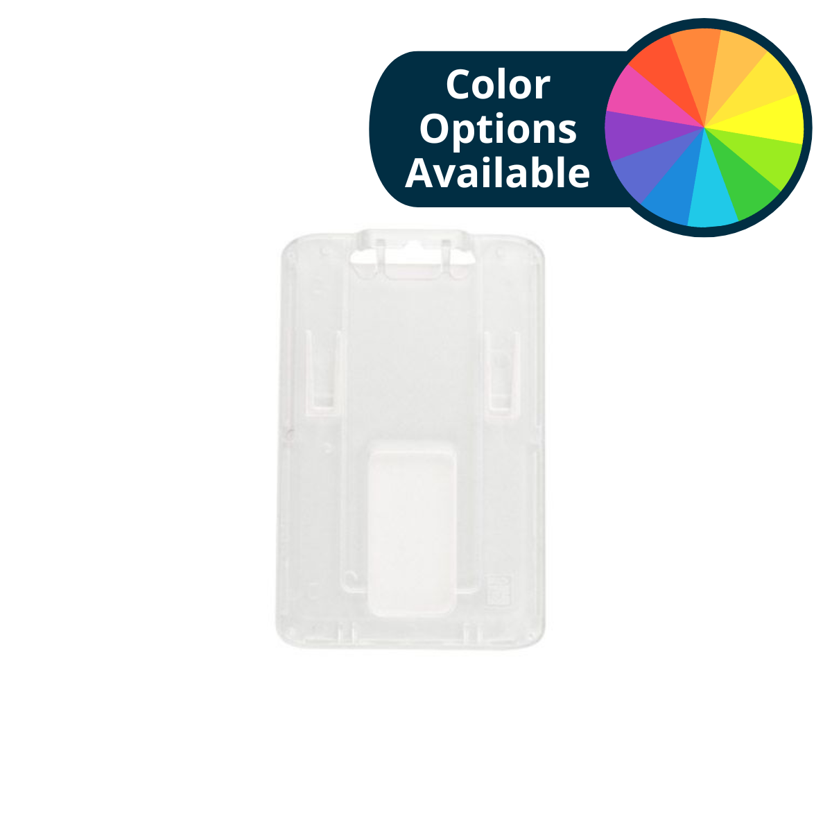 Pack of 50 - B-Holder Clear Rigid Plastic Vertical Holder 2.13" x 3.38"
