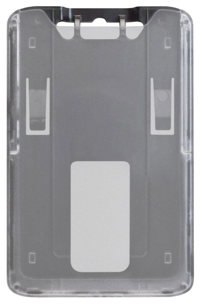 Pack of 50 - B-Holder Clear Rigid Plastic Vertical Holder 2.13" x 3.38"