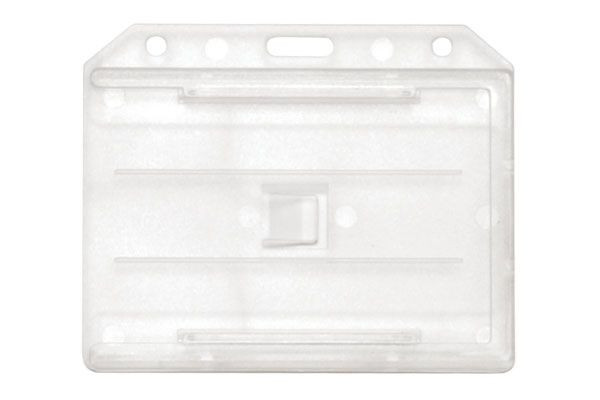 Pack of 50 - Clear Acetate Horizontal 2-Sided Multi-Card Holder 3.65" x 2.94"