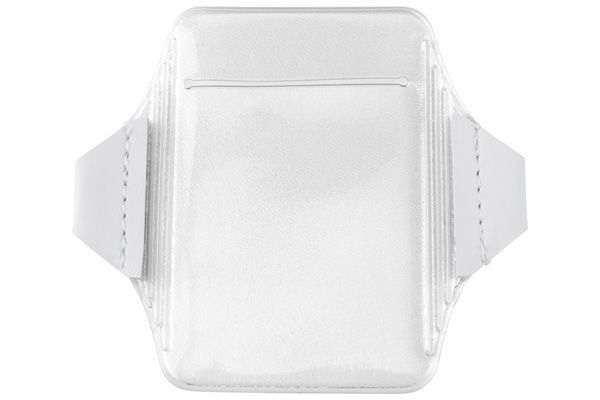Pack of 100 - Clear Vinyl Vertical Arm Band Badge Holder 2.62" x 3.88"