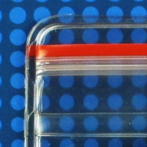 Pack of 100 - Heavy-Duty Vinyl Vertical Adhesive Badge Holder 2.12" x 3.38"