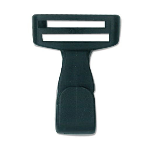 Pack of 5000 - 1" Wide Black Plastic Lanyard Hook